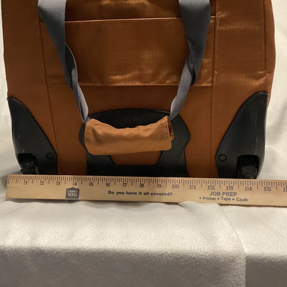 Eagle Creek Rolling Travel Bag Orange Gray Carry On Luggage Utility Organizer